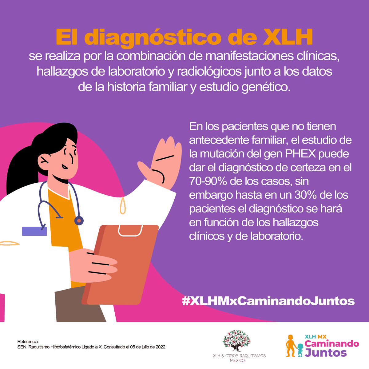 ¿Cómo se diagnostica el XLH?